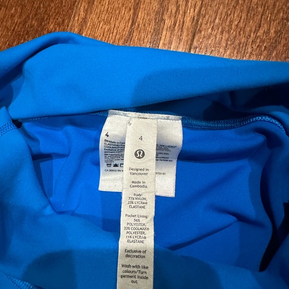 lululemon athletica Ed Curtis in Vibrant Blue with Pink Logo - Picture 6 of 8